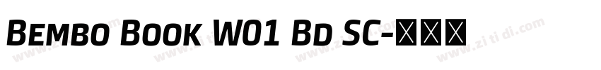 Bembo Book W01 Bd SC字体转换